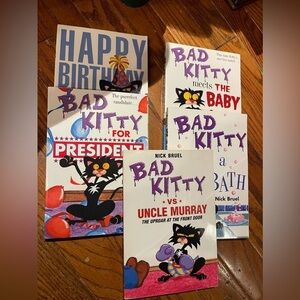 Nick Bruel Bad Kitty Books (5)